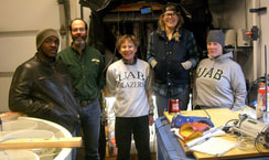 2013 UAB Field team photo, from left to right: Kevin Scriber II, Chuck Amsler, Maggie Amsler, Kate Schoenrock, Julie Schram